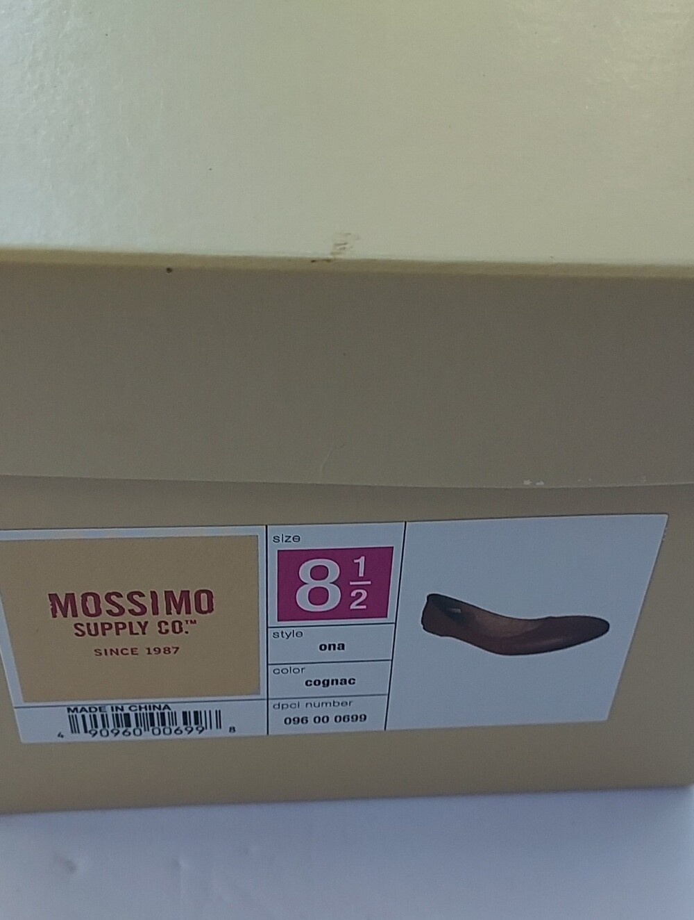 Mossimo Target Ona Cognac Slip On Ballet Flats Size 8.5 NEW NWT NEW IN BOX - Picture 8 of 8